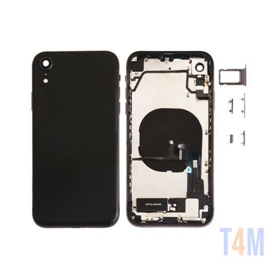 Back Cover+Frame+Flex Apple iPhone XR Black